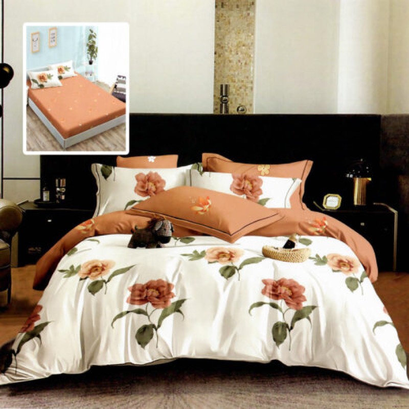 LENJERIE FINET 6 PIESE CU HUSĂ – 160×200 ȘI 180×200 (HF6P290)